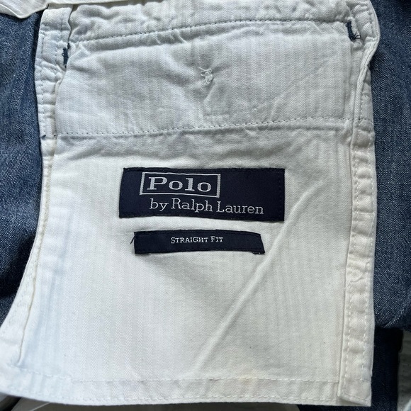 Polo Ralph Lauren Chambray Straight Fit Shorts Size 38 - Picture 6 of 10
